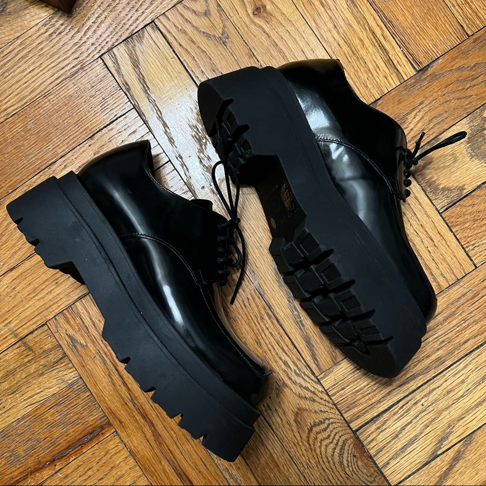 E8 by Miista chunky leather platform loafers - Picture 4 of 5